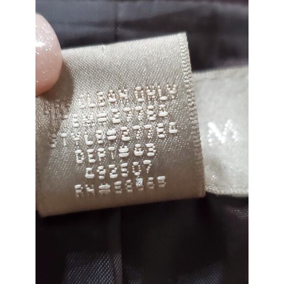 Nordstrom Women's Brown Viscose Single Breasted Long Sleeve Blazer Coat Size XL - Picture 12 of 14